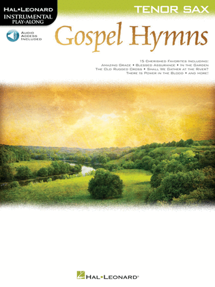 Book cover for Gospel Hymns for Tenor Sax
