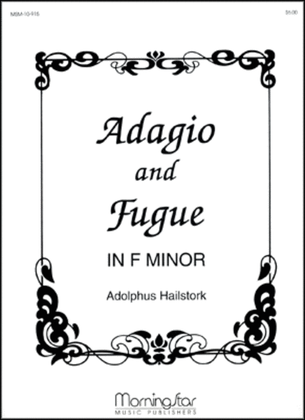 Book cover for Adagio and Fugue in F Minor