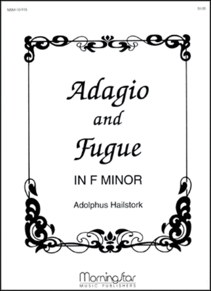 Adagio and Fugue in F Minor image number null