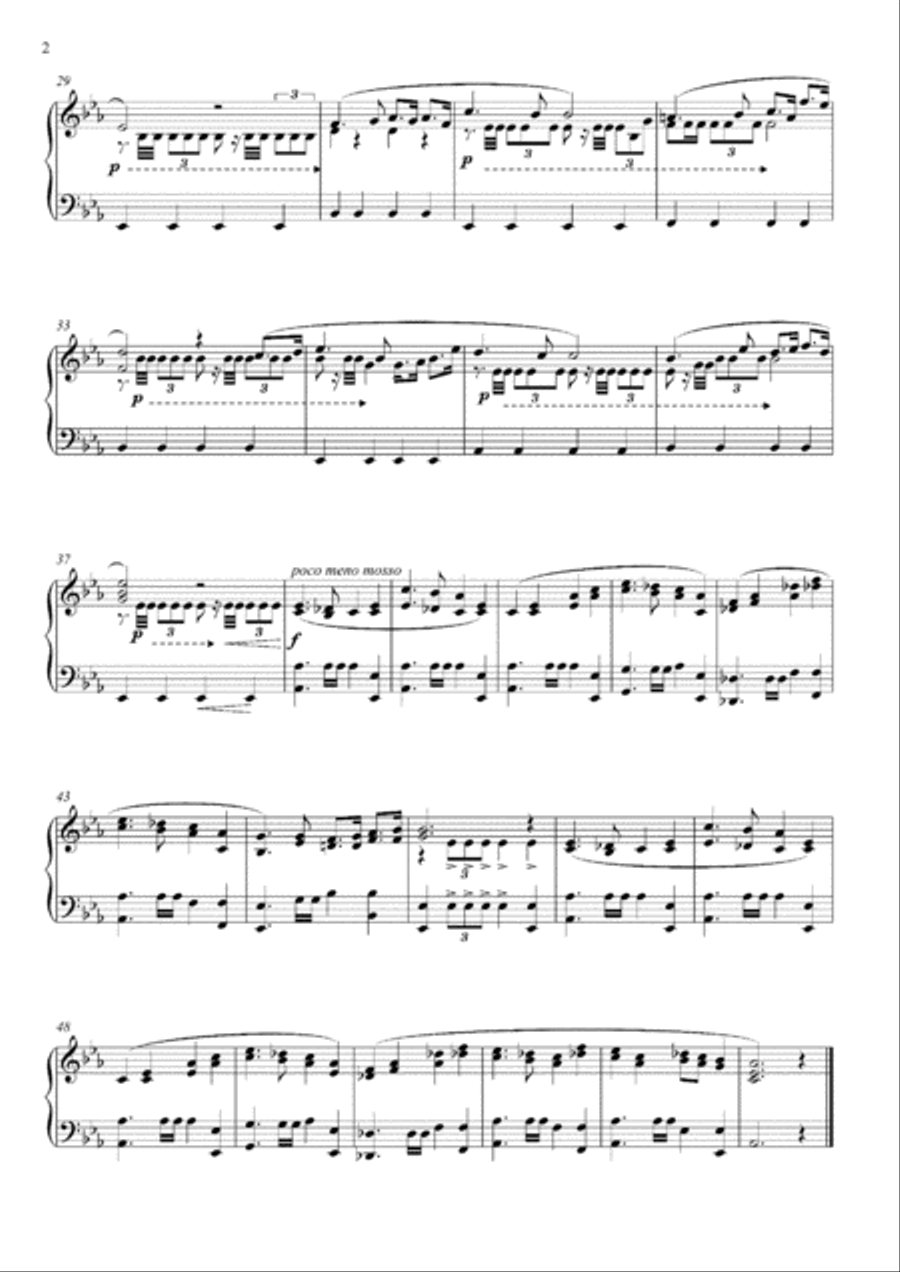 Aces High March Piano Solo scores gallery preview page 2