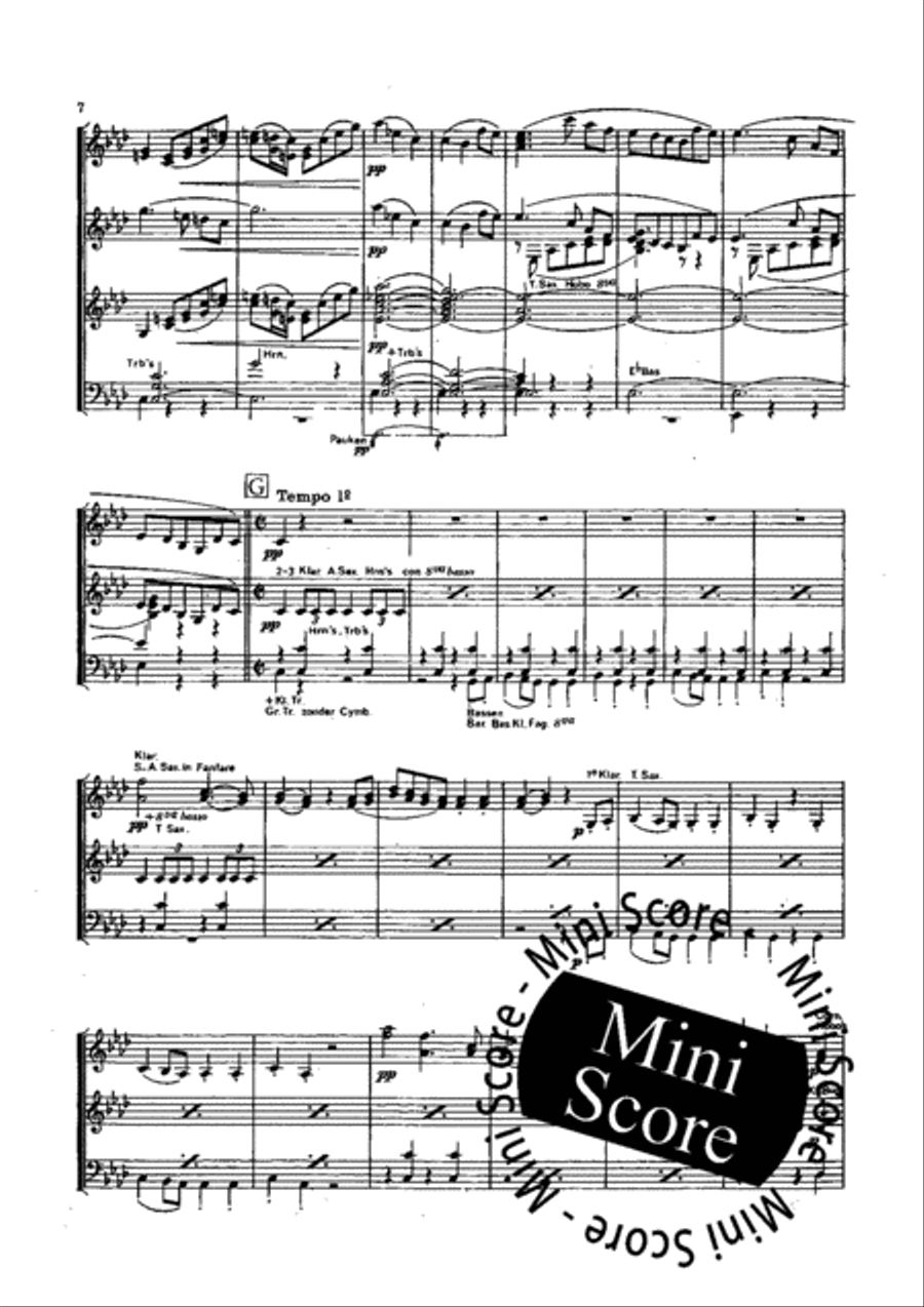 Marche Heroique Concert Band scores gallery preview page 9