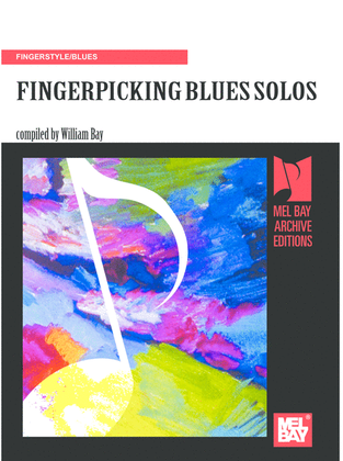 Book cover for Fingerpicking Blues Solos