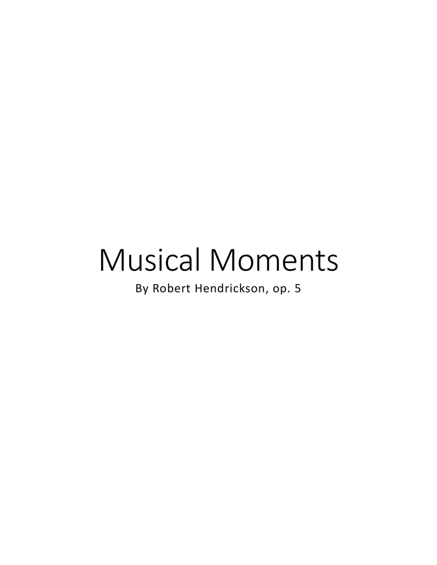 Musical Moments for Piano Piano Method scores gallery preview page 1