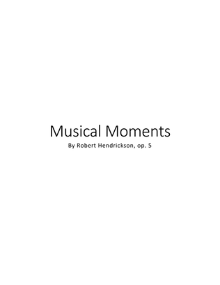 Musical Moments for Piano