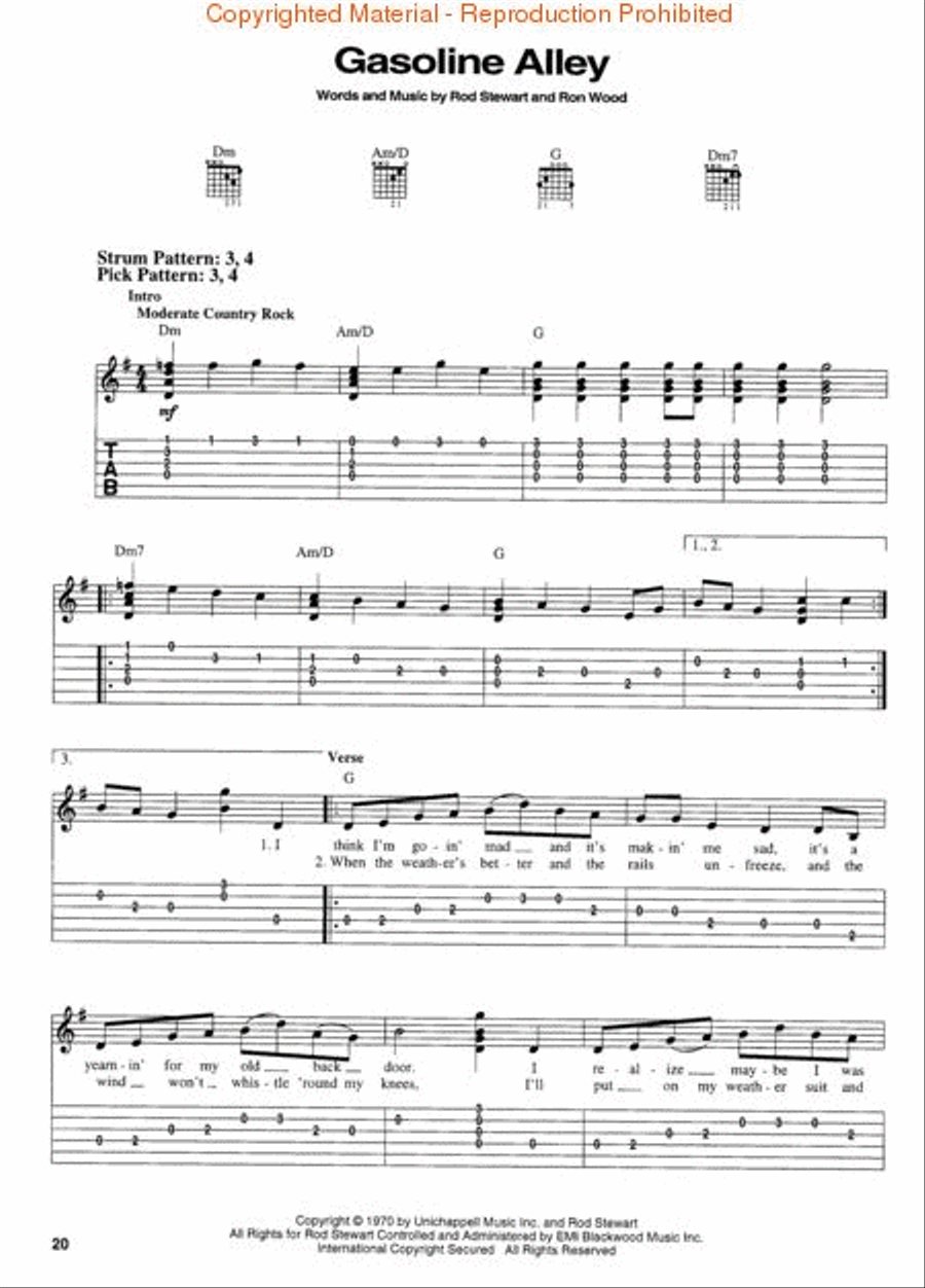 Best of Rod Stewart* Electric Guitar scores gallery preview page 2