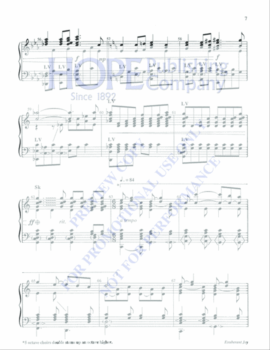 Exuberant Joy Exuberant Joy 5-Octaves scores gallery preview page 7