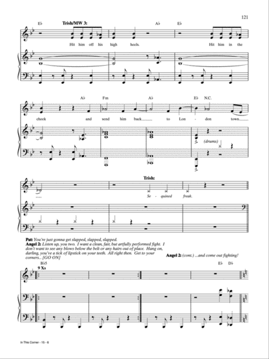 In This Corner (from Kinky Boots) Piano, Vocal, Guitar scores gallery preview page 6