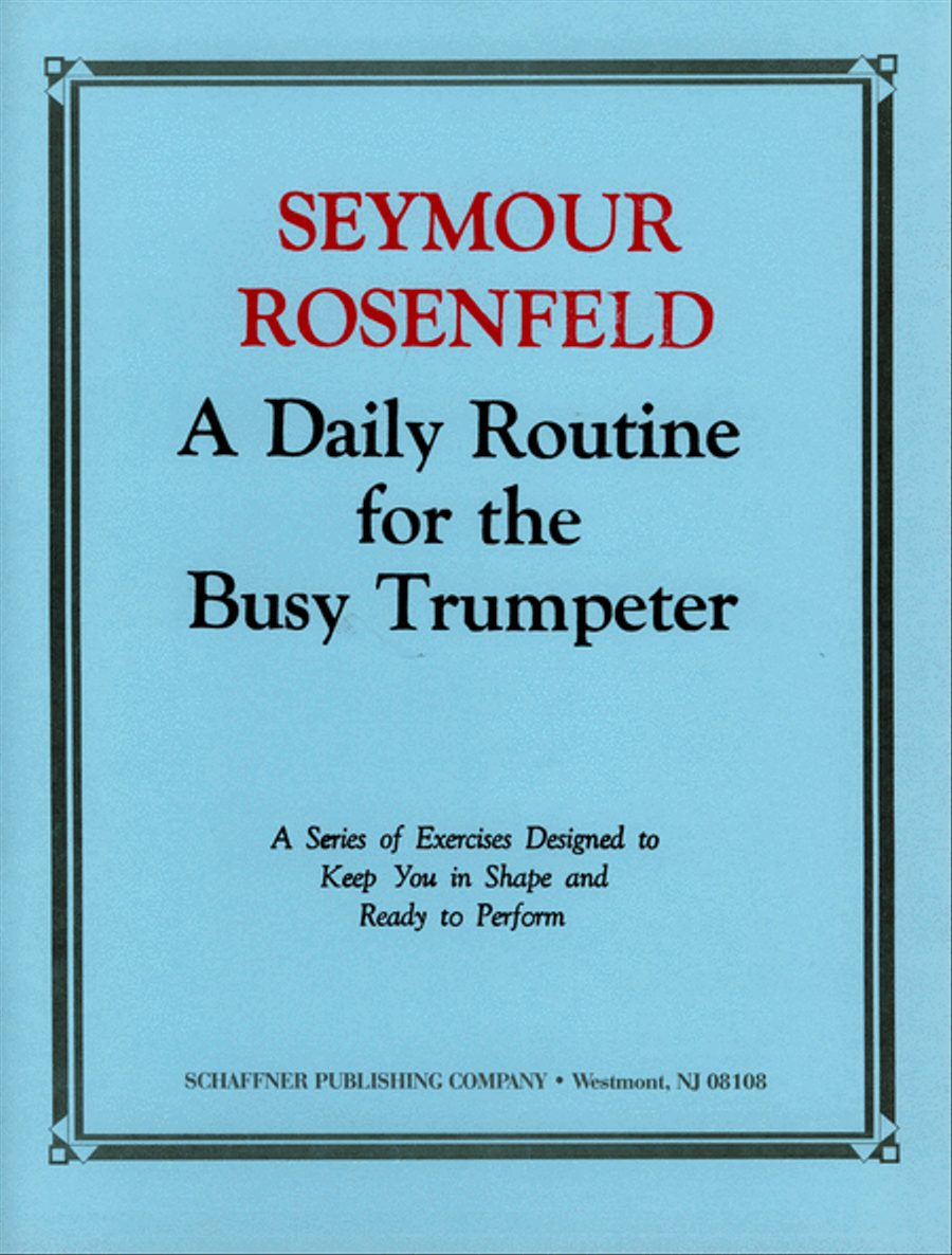 A Daily Routine For The Busy Trumpeter Trumpet scores gallery preview page 1