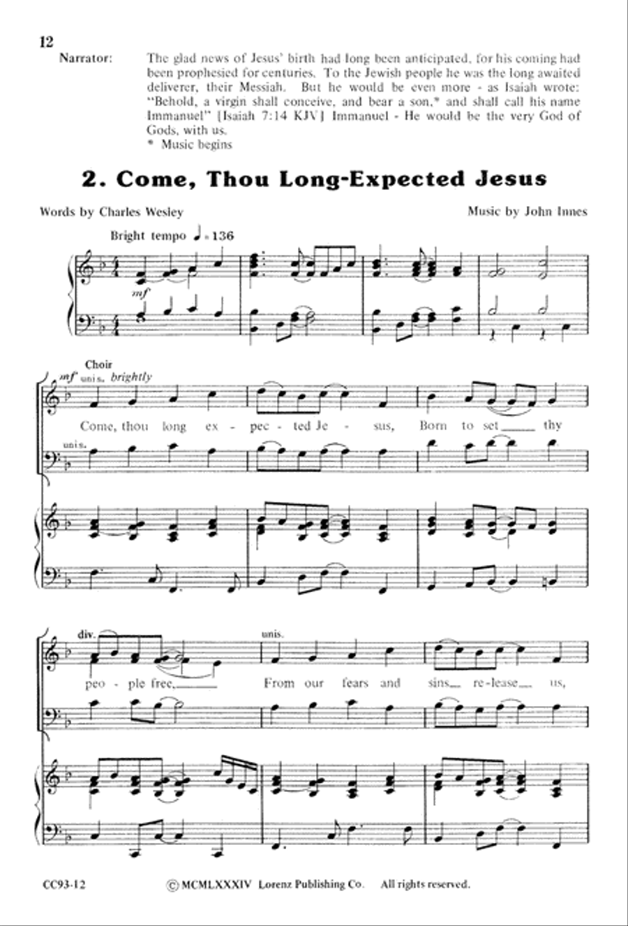 Jesus Is Born Jesus Is Born 4-Part scores gallery preview page 14