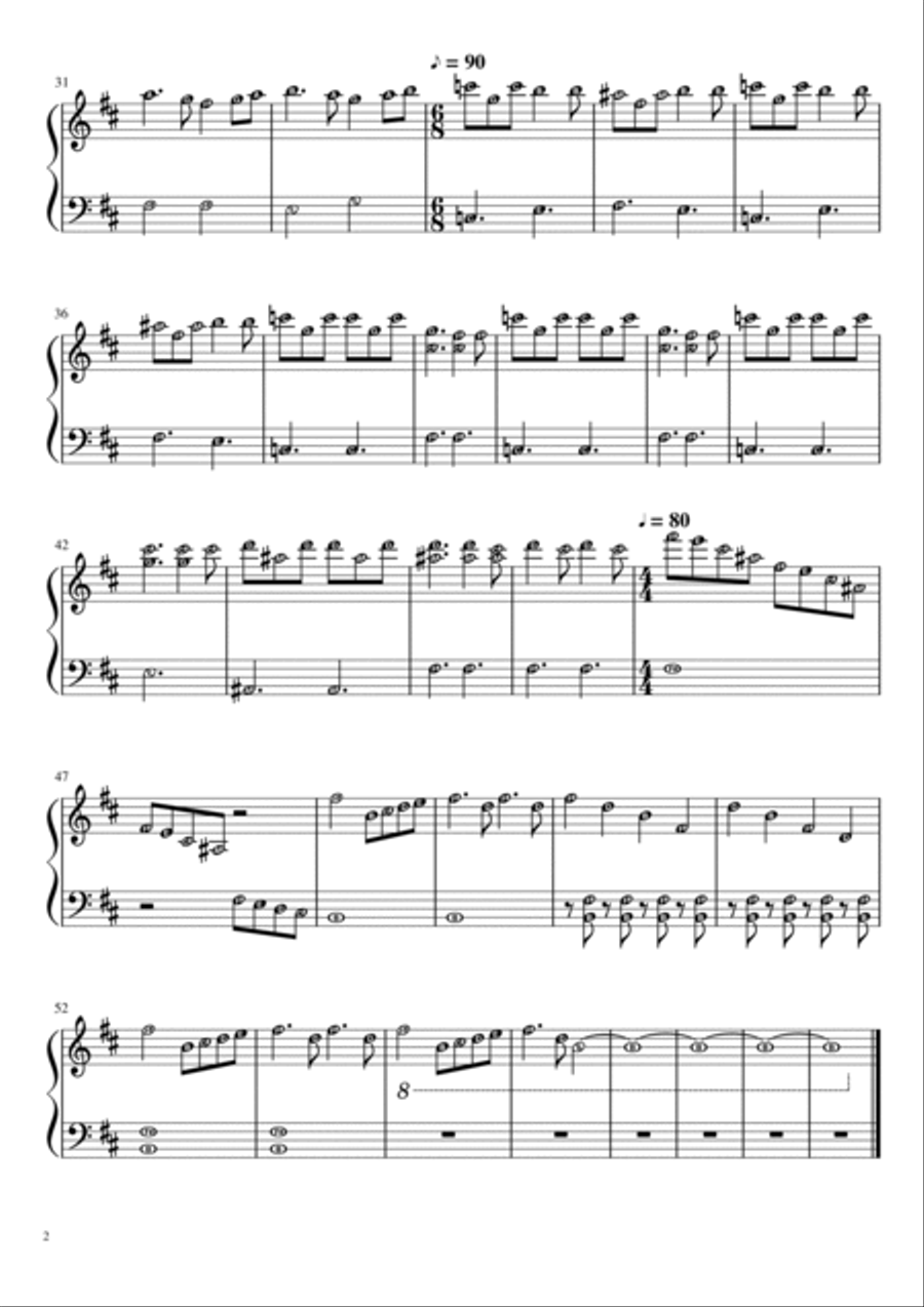 Swan Lake (Tchaikovsky) | COMBO Grade 1 + Grade 2 Piano Solo Sheet Music with note names Easy Piano scores gallery preview page 2