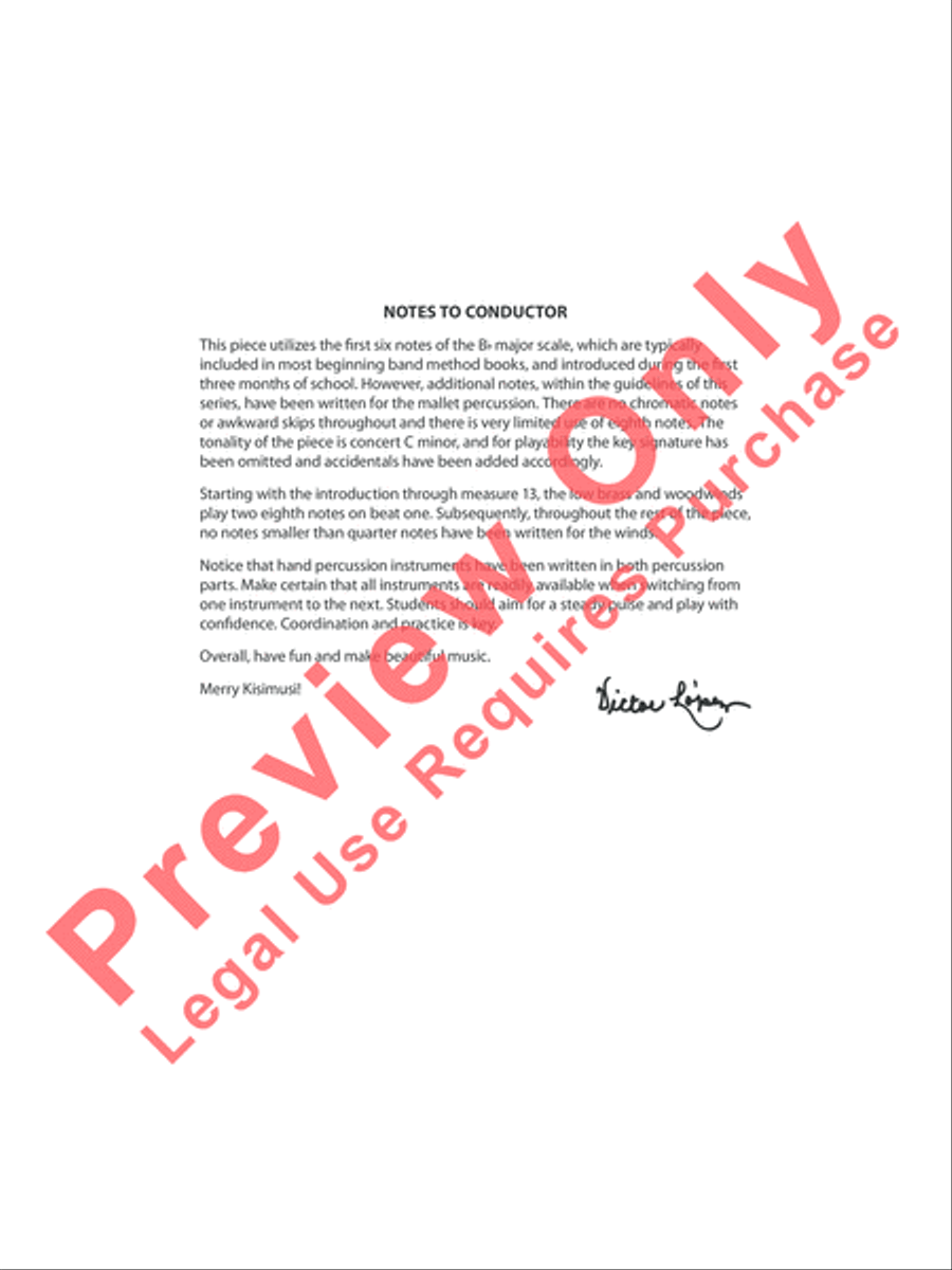 Merry Kisimusi Merry Kisimusi Concert Band scores gallery preview page 3