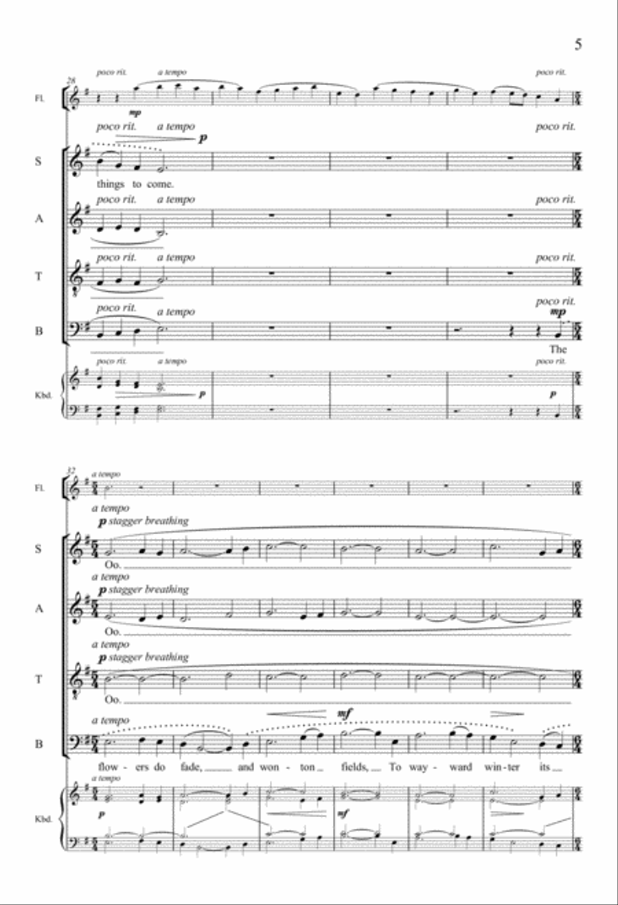 The Nymph's Reply to the Shepherd 4-Part scores gallery preview page 5