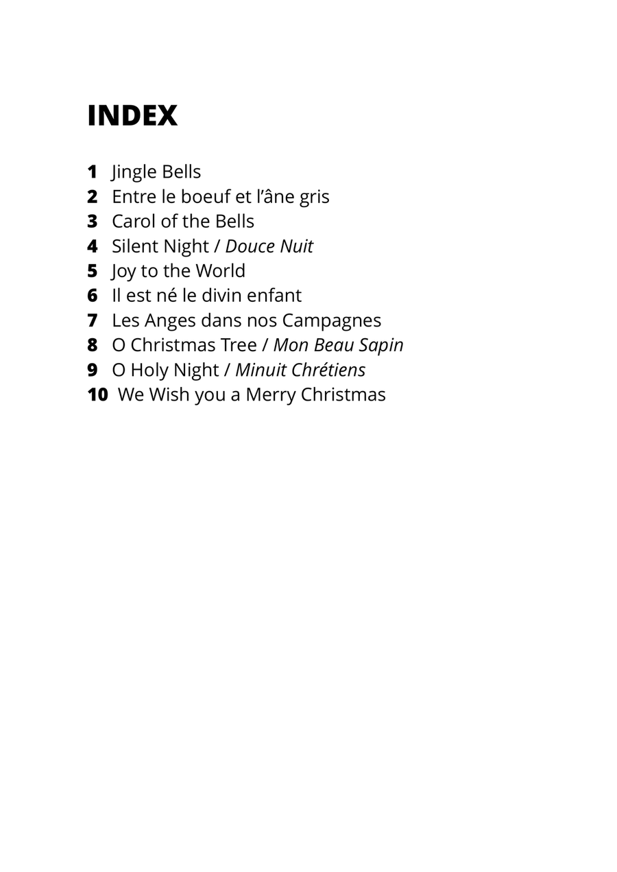10 Easy Christmas Carols for Cello Beginners (Music for Children) Cello Solo scores gallery preview page 2
