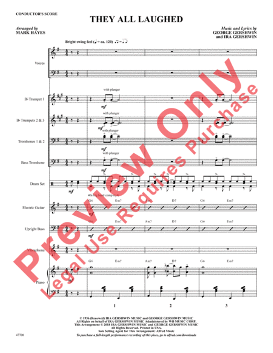 They All Laughed Choir scores gallery preview page 4