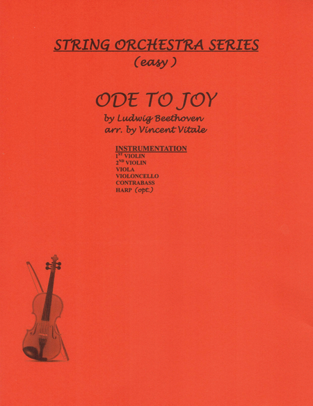 ODE TO JOY (easy with opt. harp) image number null