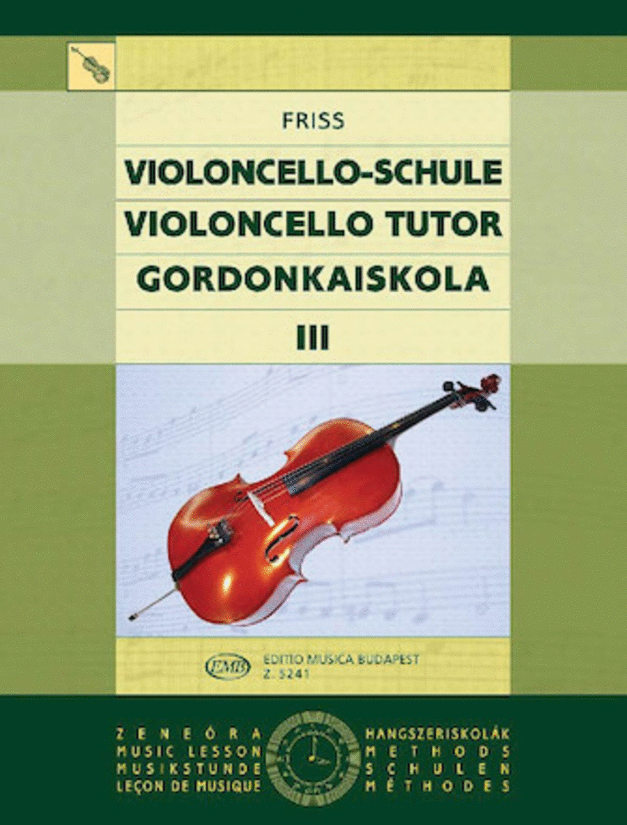 Violoncello Tutor - Volume 3 Cello scores gallery preview page 1