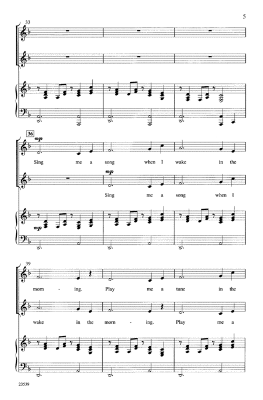 A Child of Song Choir scores gallery preview page 4
