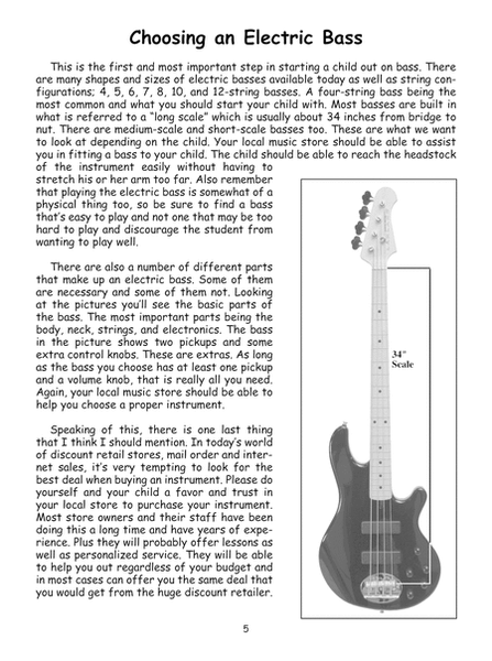 Electric Bass for the Young Beginner image number null