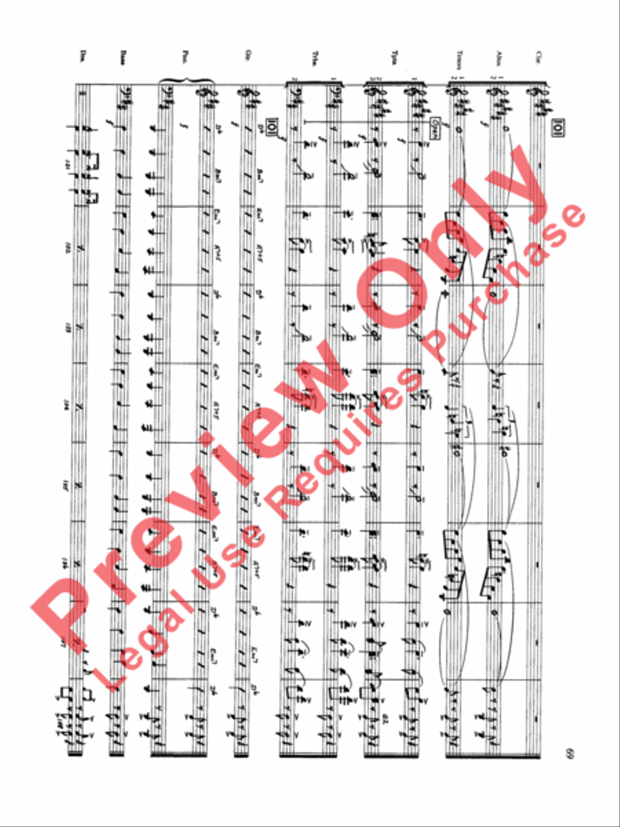 Original Big Band Sounds Big Band scores gallery preview page 70