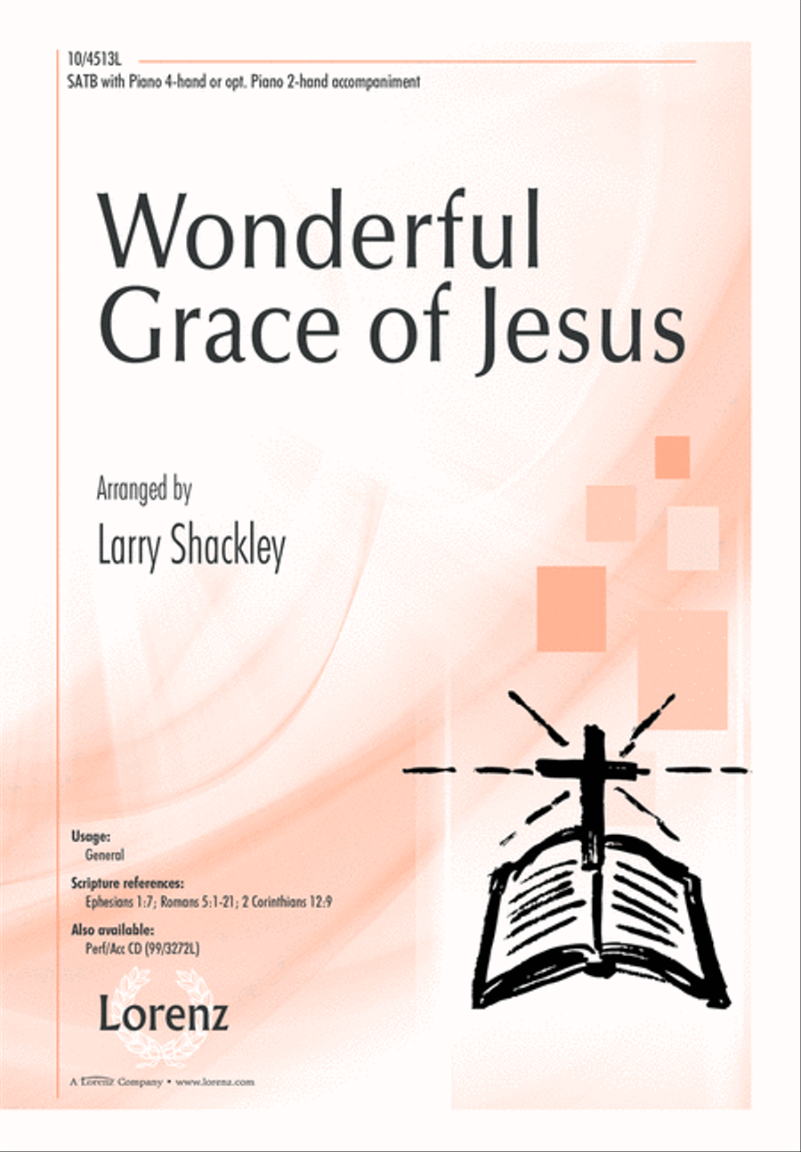 Wonderful Grace of Jesus 4-Part scores gallery preview page 2