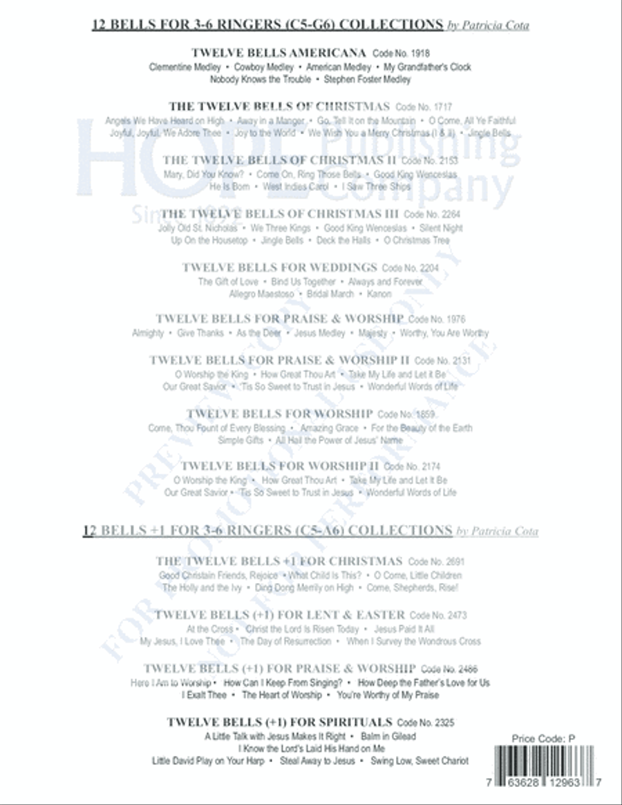 Small But Mighty Vol 1 for 12 Bells Handbell Choir scores gallery preview page 21