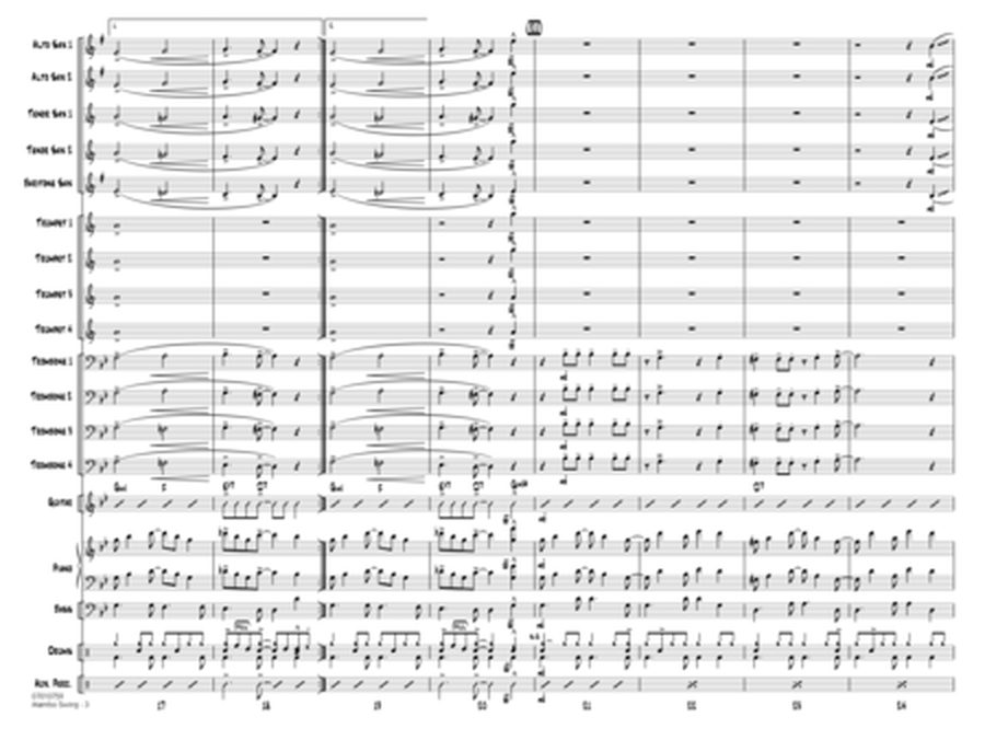 Mambo Swing (arr. Roger Holmes) - Full Score