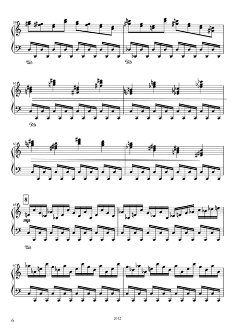 Paisley's Sonata Piano Solo scores gallery preview page 6