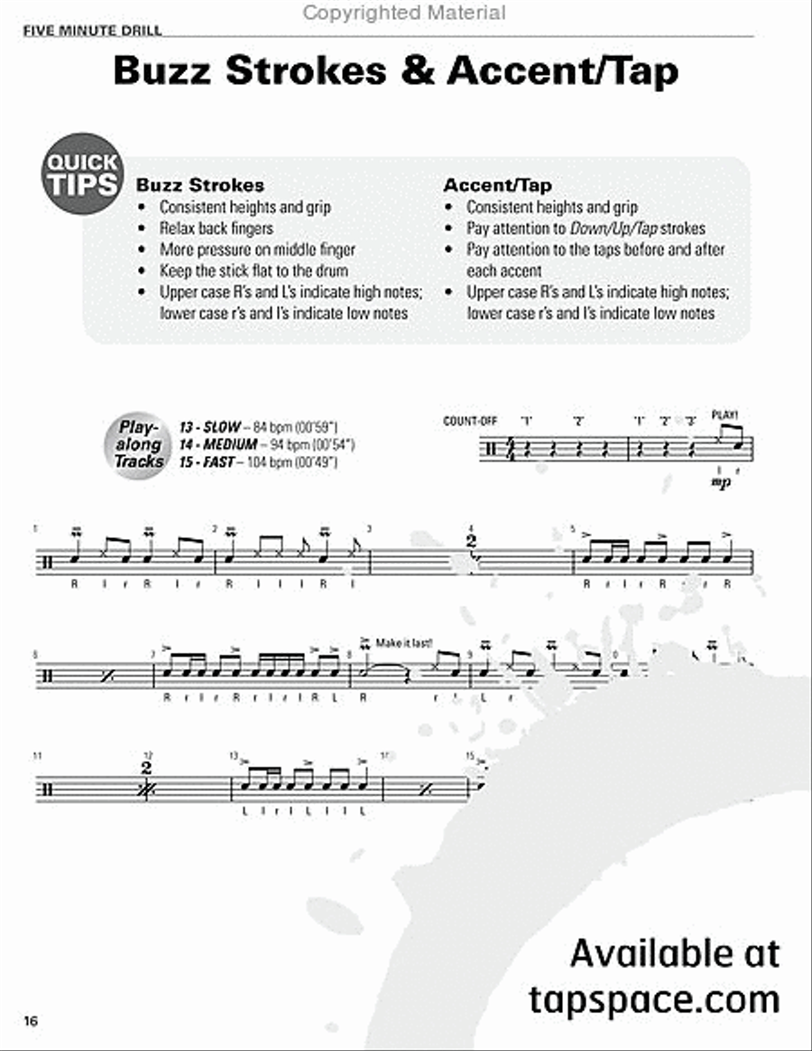 Five Minute Drill Percussion scores gallery preview page 17