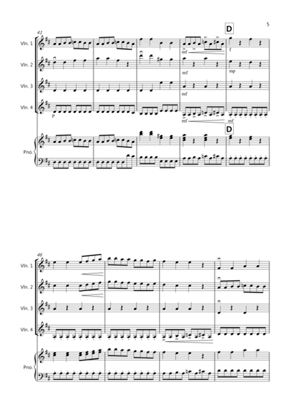 Haydn Rocks! for Violin Quartet image number null