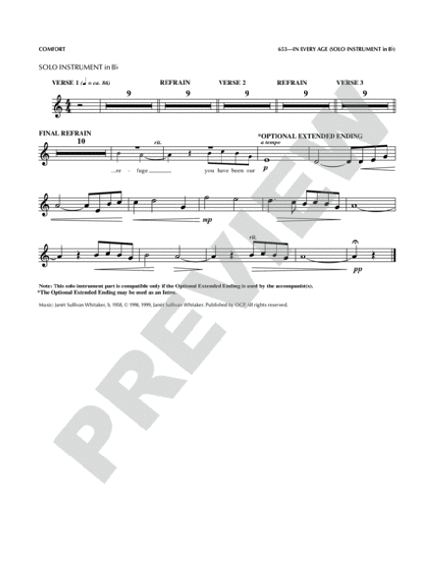 Glory & Praise Third Edition Praise scores gallery preview page 18