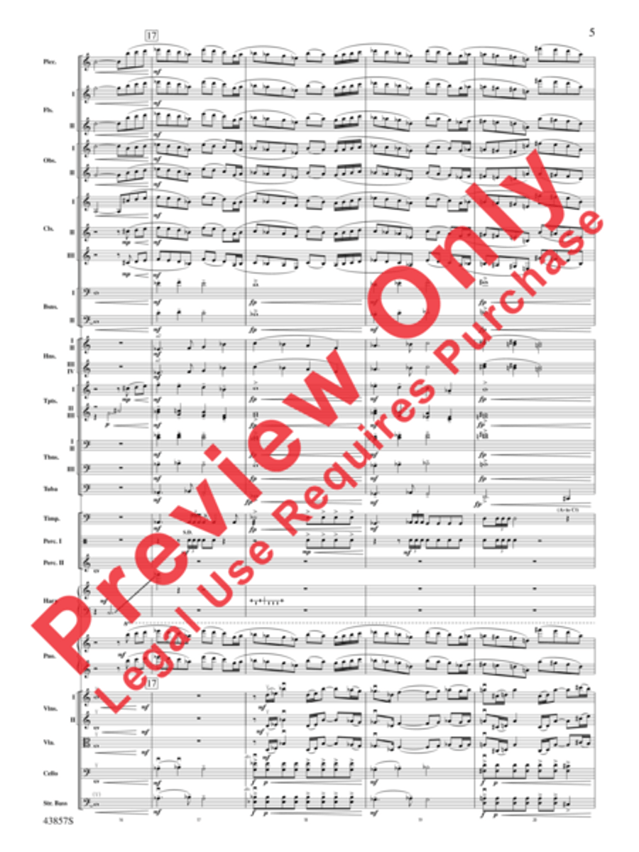 Unconquered Full Orchestra scores gallery preview page 6