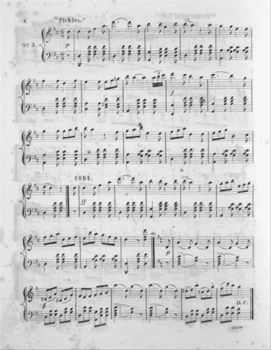 The Jolly Dogs Quadrille Piano Solo scores gallery preview page 4