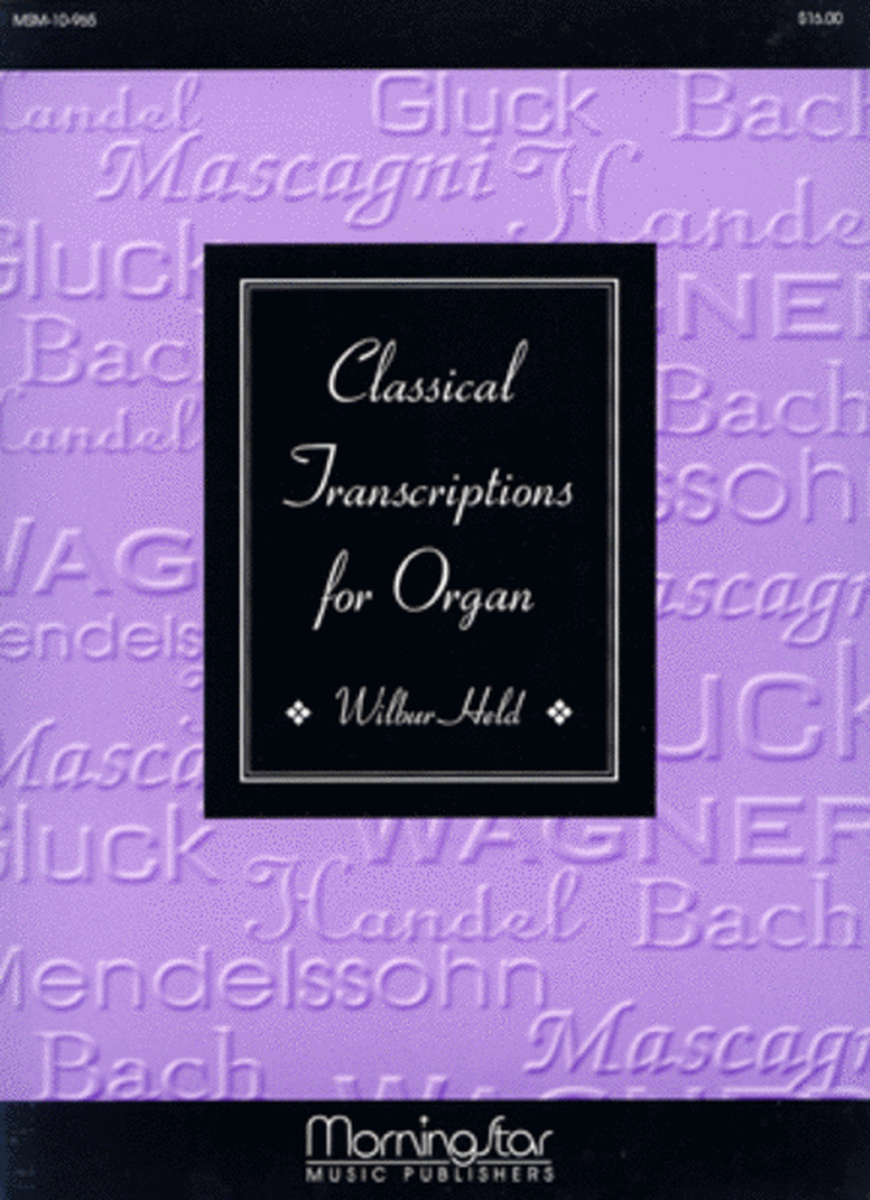 Classical Transcriptions for Organ image number null