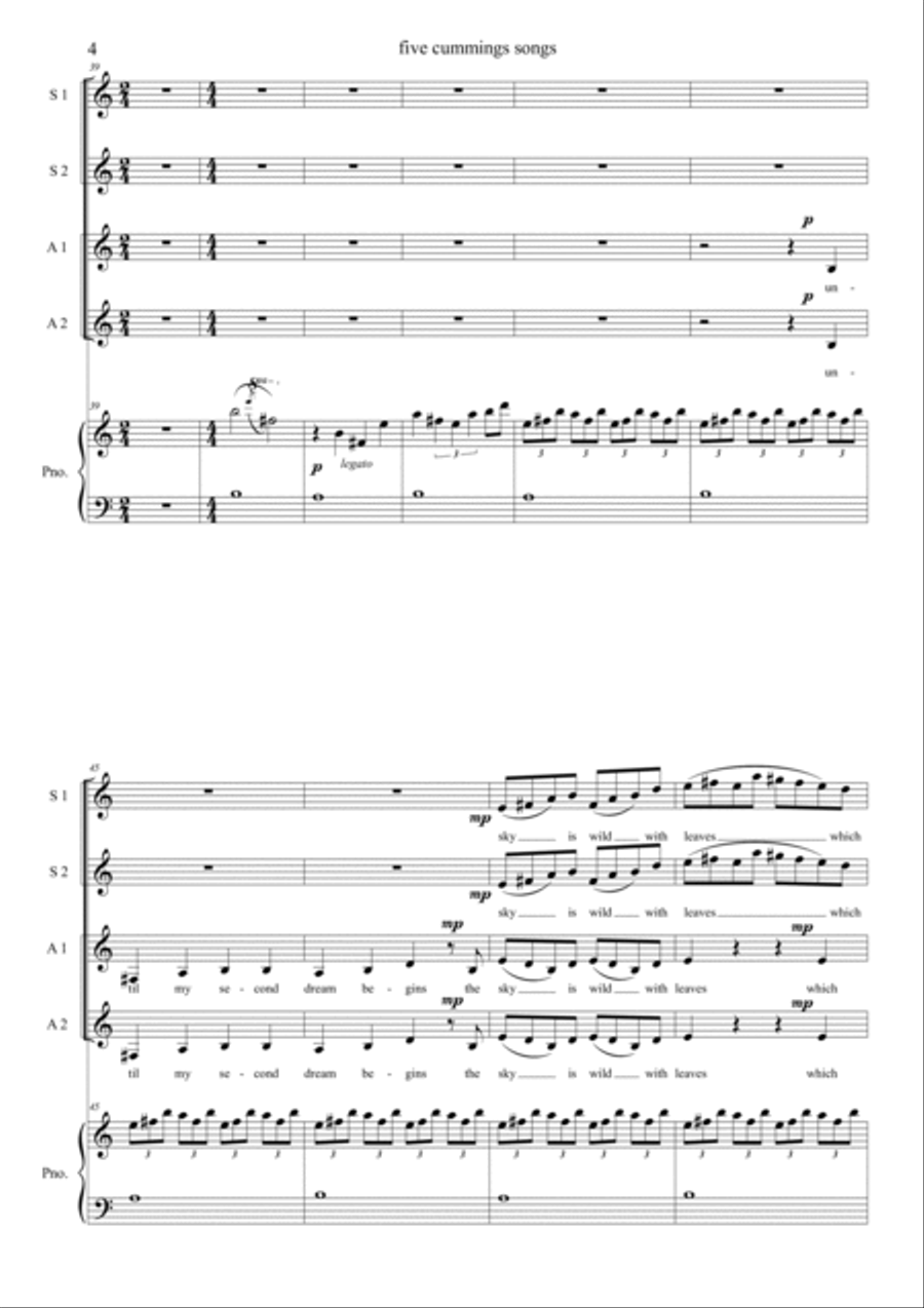 5 cummings songs 5 cummings songs SSAA scores gallery preview page 4