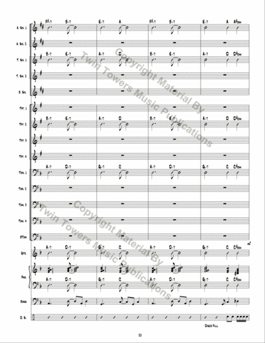 Far Out Jazz Ensemble scores gallery preview page 21