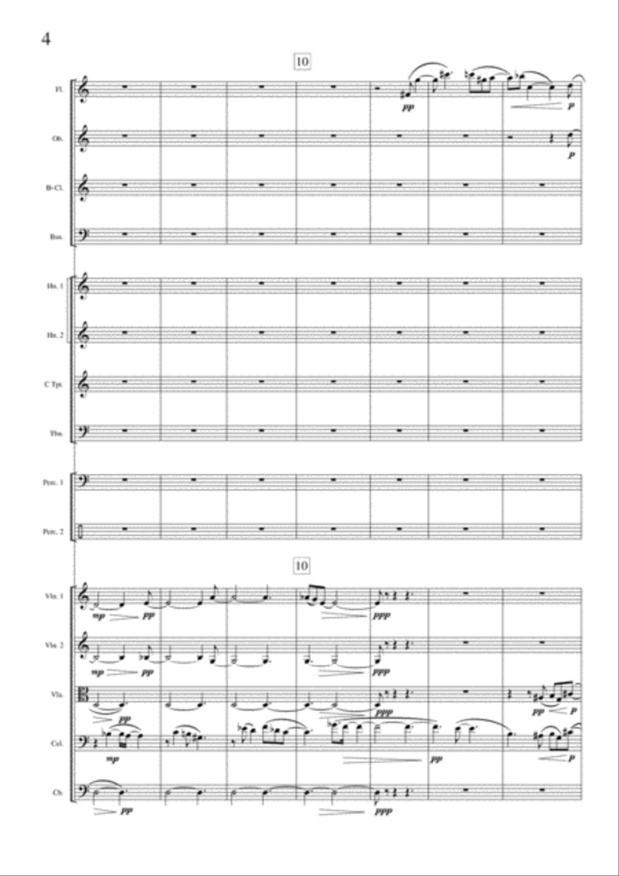 Serenata for Chamber Orchestra Chamber Orchestra scores gallery preview page 4