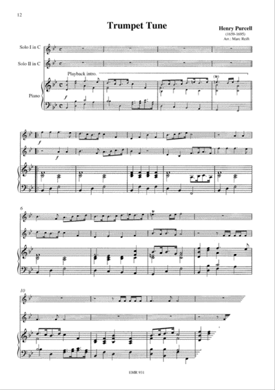 Wedding Music Wedding Music Trumpet Duet scores gallery preview page 6