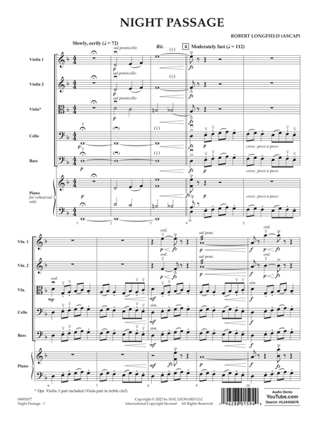 Night Passage - Conductor Score (Full Score)