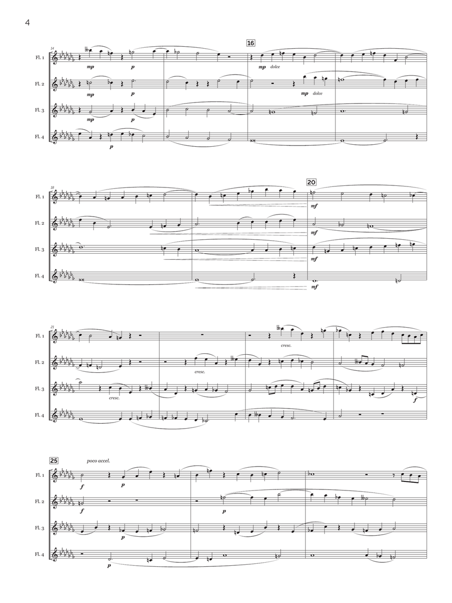 Romantic Quartets of Progressive Difficulty, Volume 1 Woodwind Quartet scores gallery preview page 6