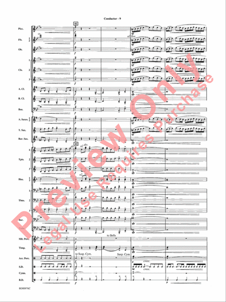Covenant Covenant Concert Band scores gallery preview page 11
