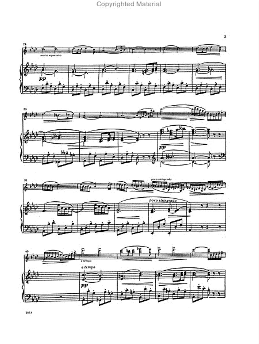 Romance in F minor, Op. 11 Violin Solo scores gallery preview page 3