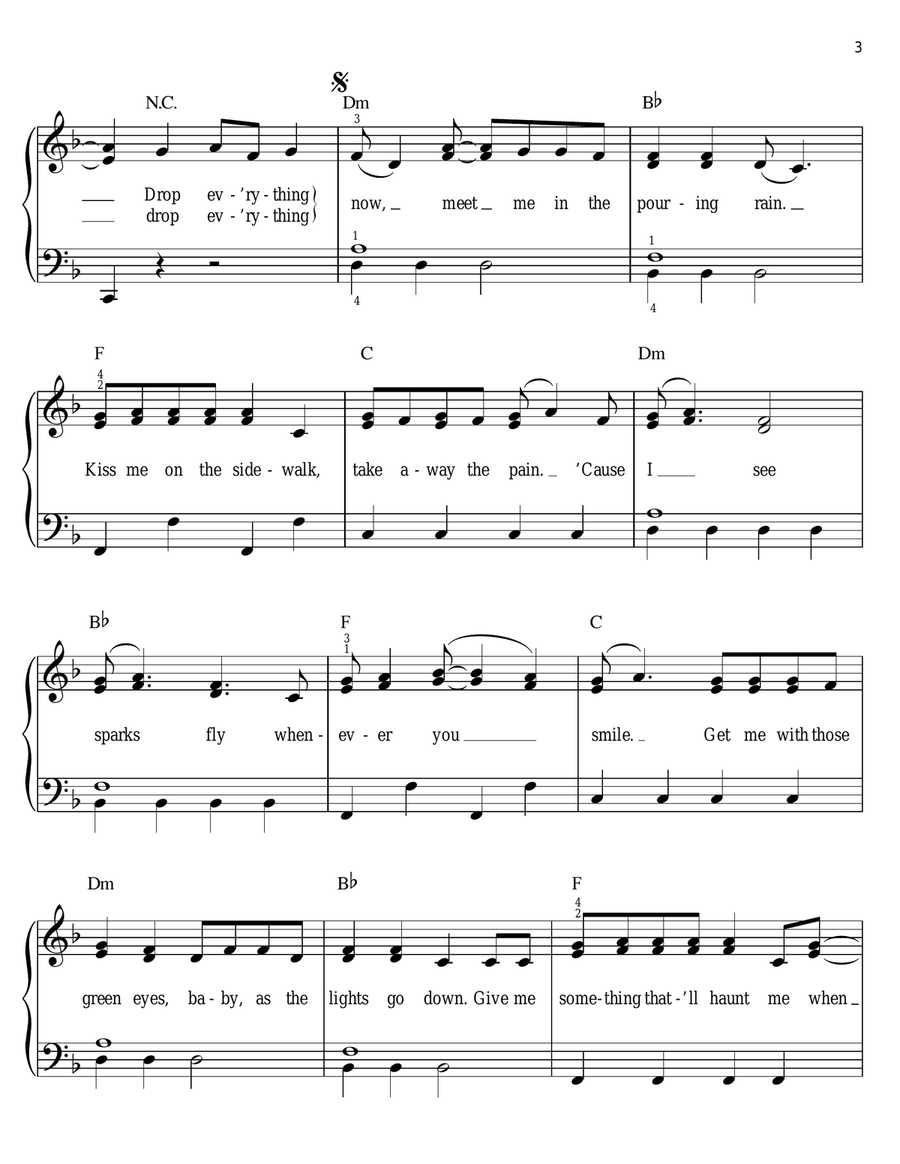 Sparks Fly Sparks Fly Voice scores gallery preview page 3