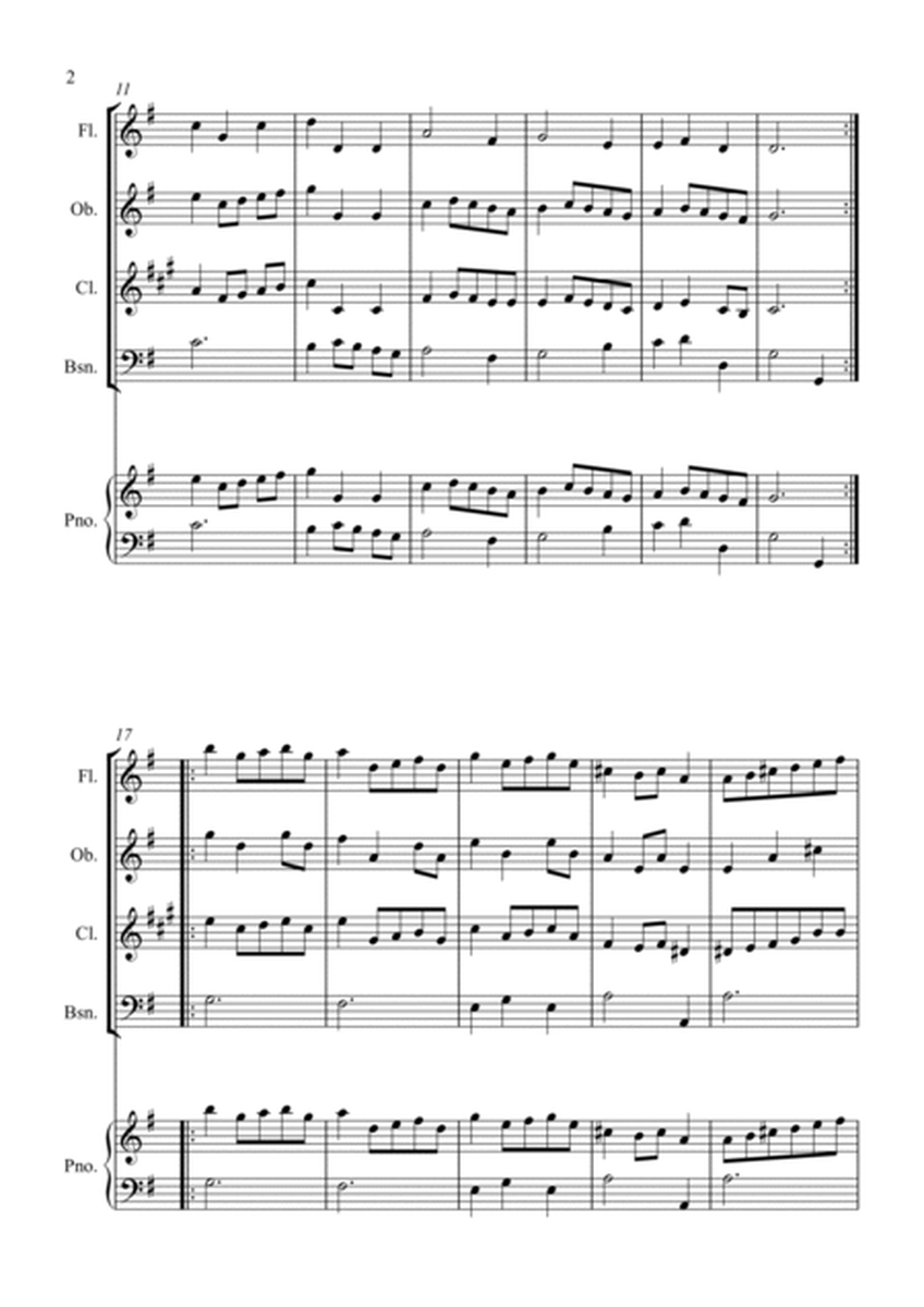 Minuet In G Major (with piano) image number null