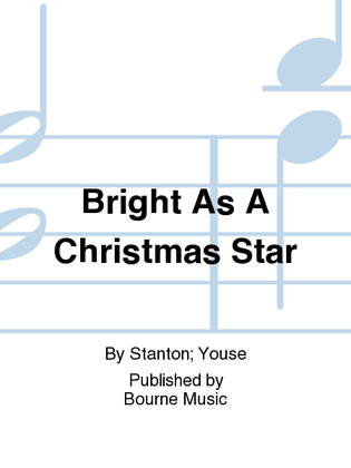 Book cover for Bright As A Christmas Star