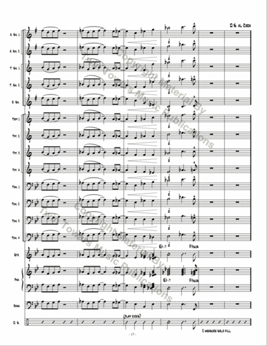 Ice is Nice Jazz Ensemble scores gallery preview page 18