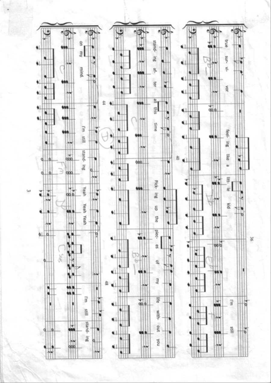 I'm Still Standing 3-Part scores gallery preview page 3
