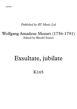 Mozart K165 Exsultate, Jubilate. Solo sheet music for trumpets.