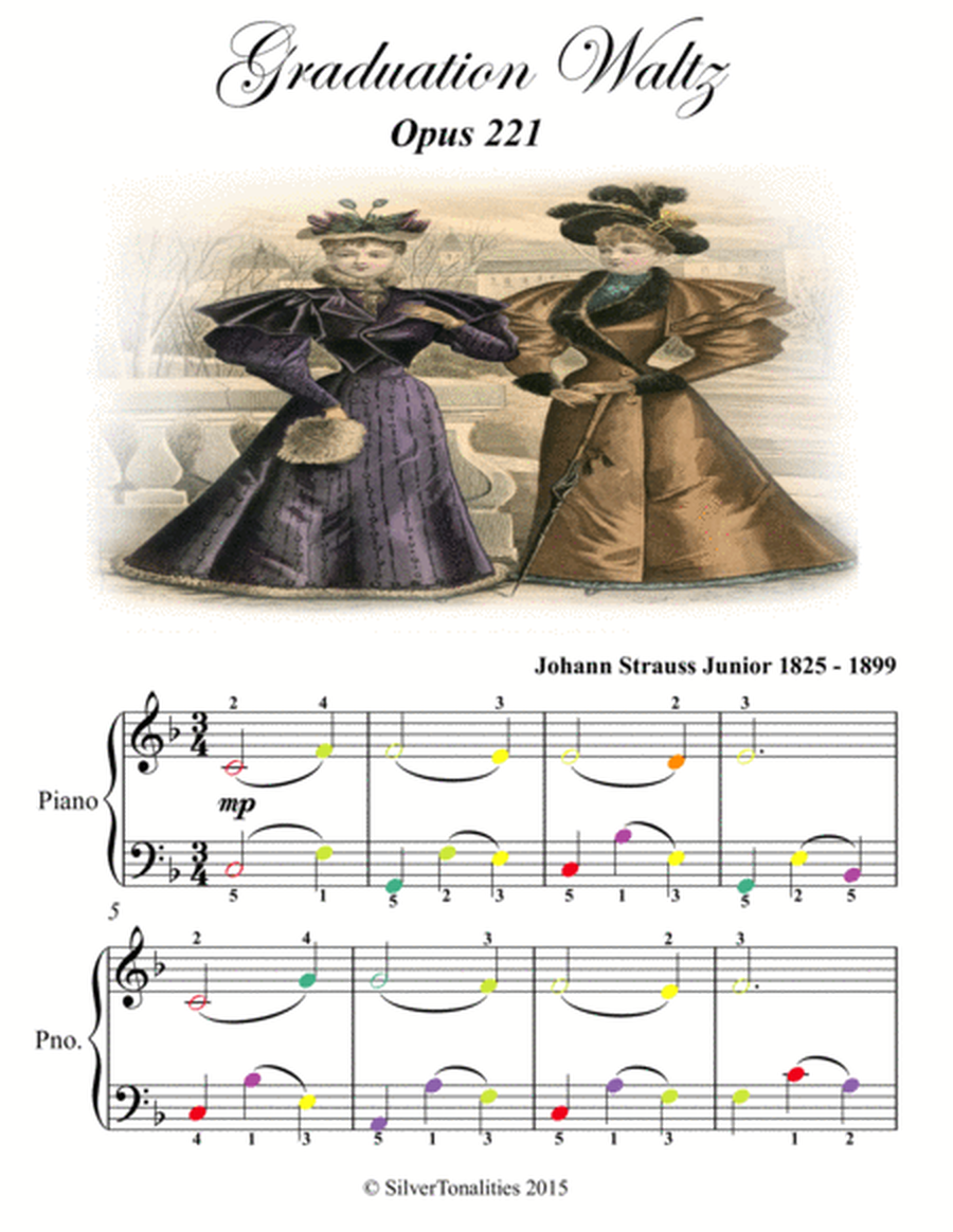 The Enchanted World of Viennese Waltzes for Easiest Piano Booklet I