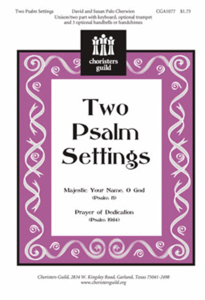 Two Psalm Settings image number null