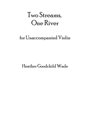 Book cover for Two Streams, One River